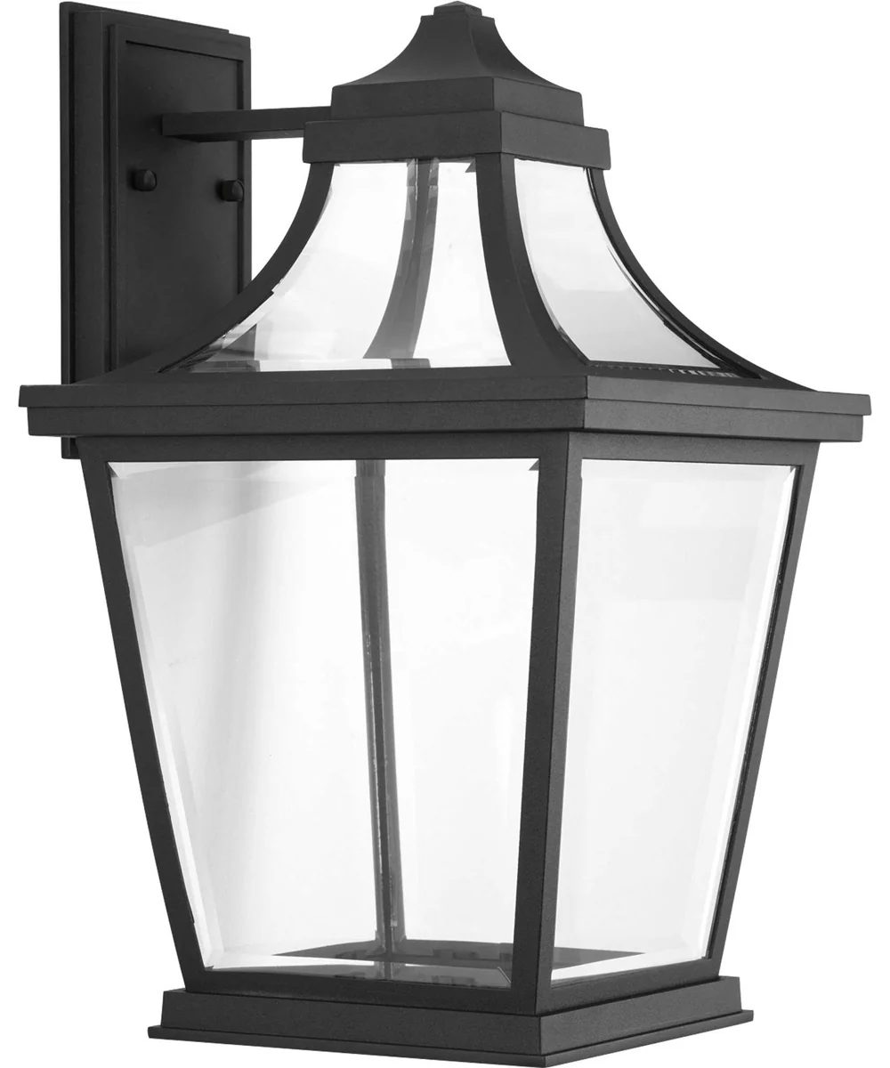 Endorse 1-Light Large Wall Lantern Textured Black