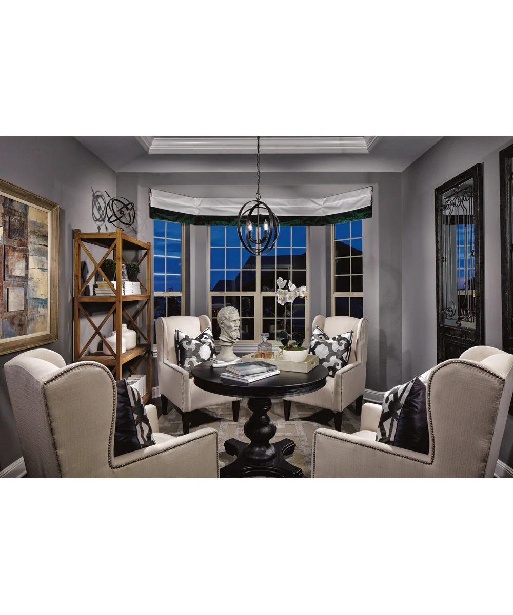 Equinox 4-Light Foyer Pendant Antique Bronze - Image 3