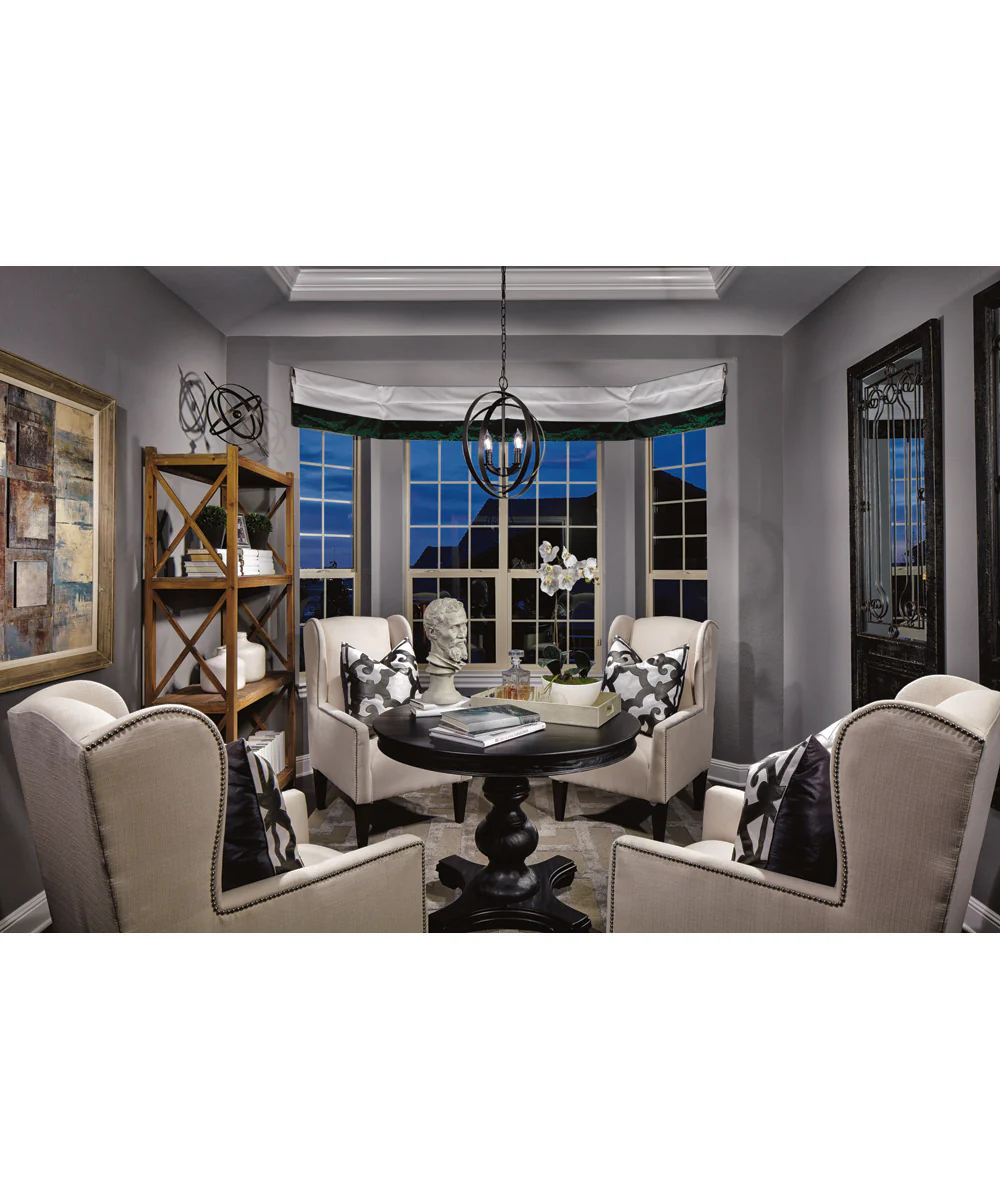 Equinox 4-Light Foyer Pendant Antique Bronze - Image 4