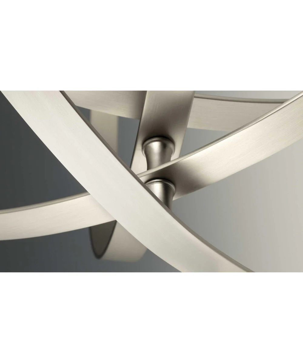 Equinox 5-Light New Traditional Sphere Pendant Light Burnished Silver - Image 6