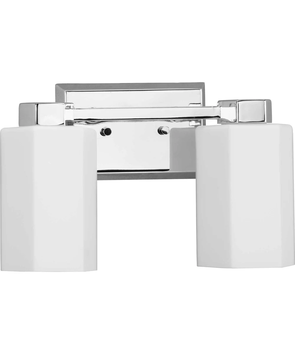 Estrada 2-Light Contemporary Bath & Vanity Light Polished Chrome