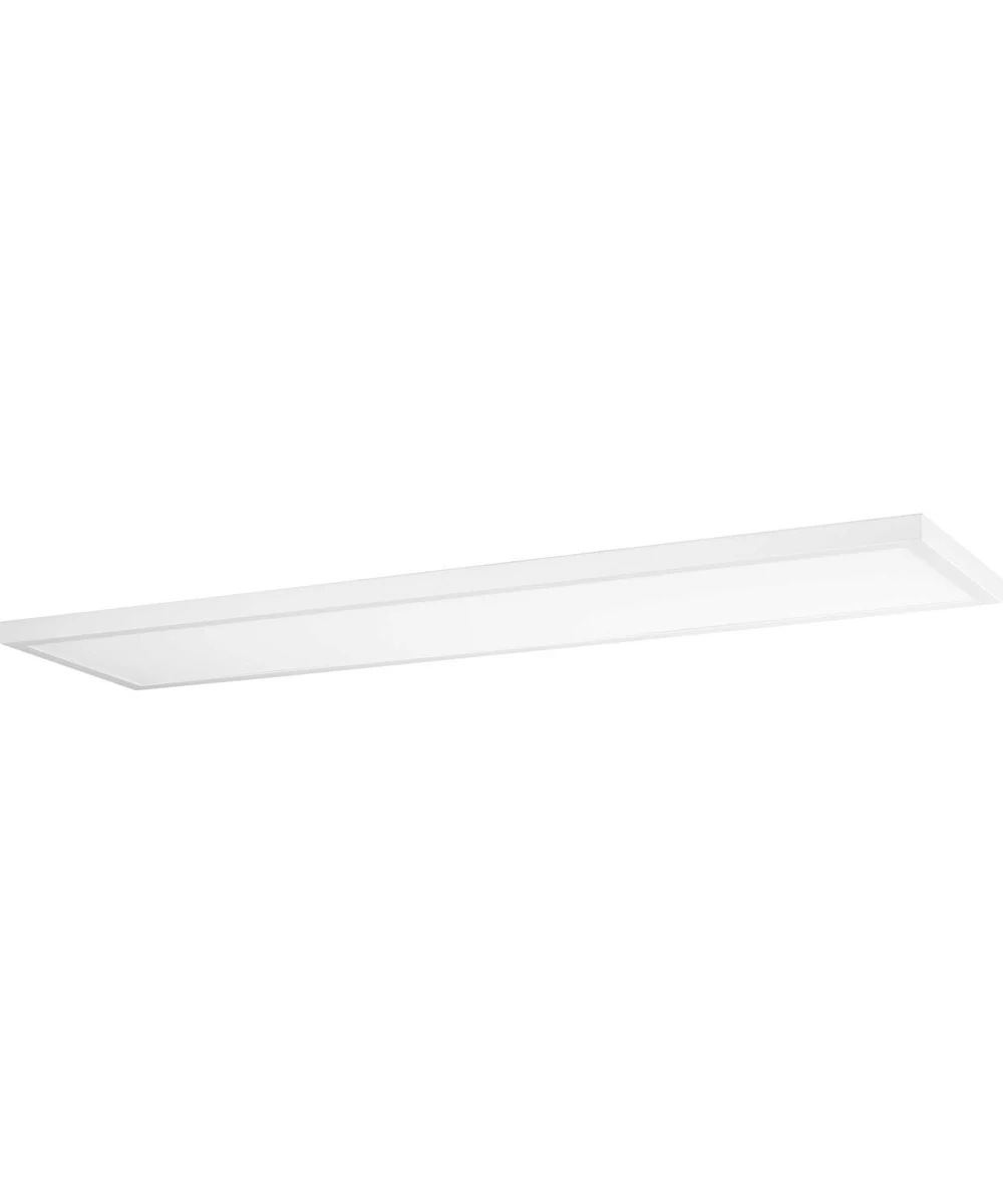 Everlume LED 48-inch Modern Style Linear Ceiling Panel Light Satin White