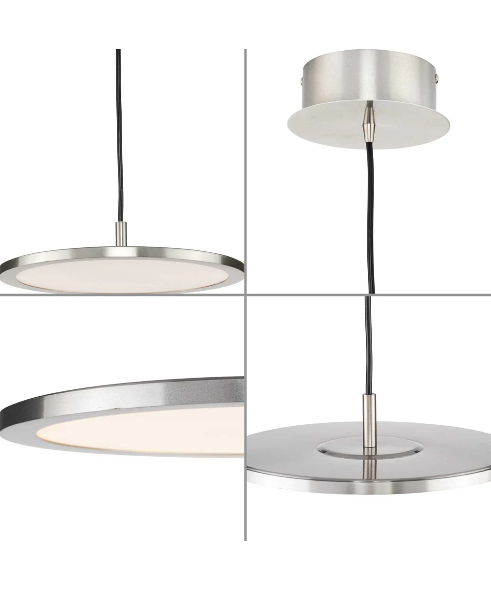 Everlume LED Modern Pendant Brushed Nickel - Image 2