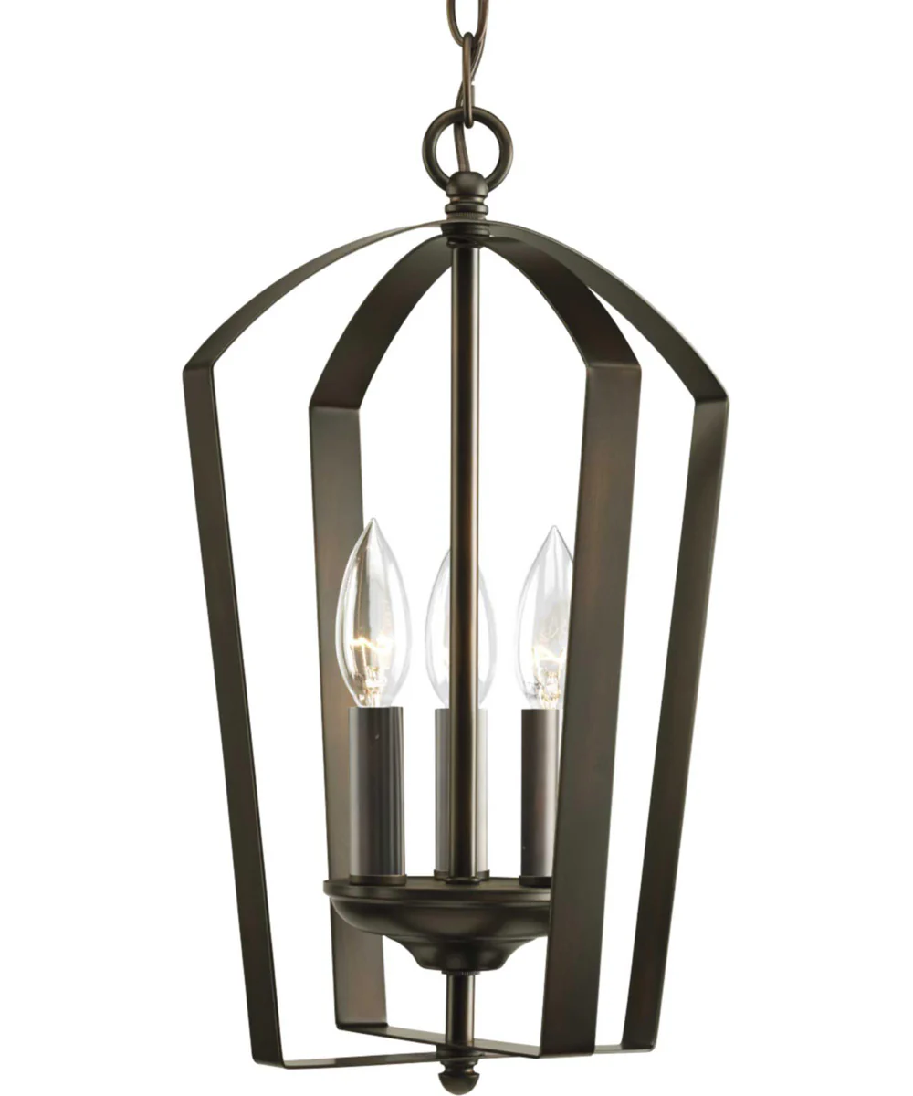 Gather 3-Light Foyer Pendant Antique Bronze - Image 3