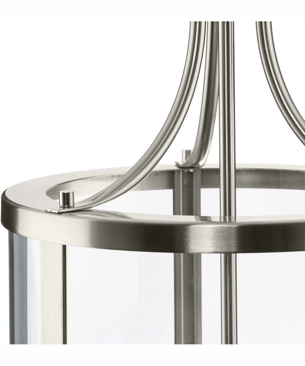 Gilliam 3-Light New Traditional Hall & Foyer Brushed Nickel - Image 3