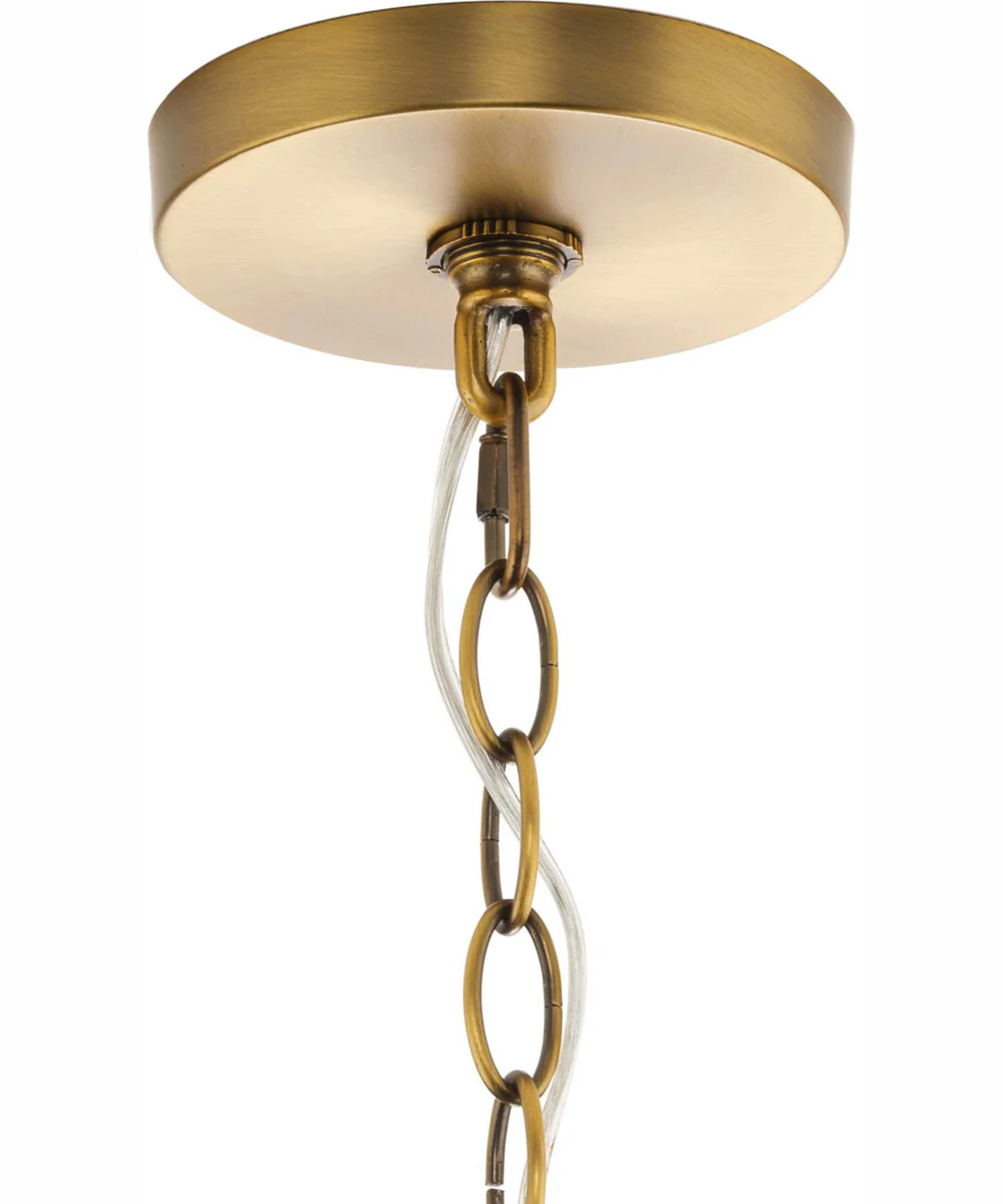 Gilliam 4-Light New Traditional Hall & Foyer Vintage Brass - Image 4