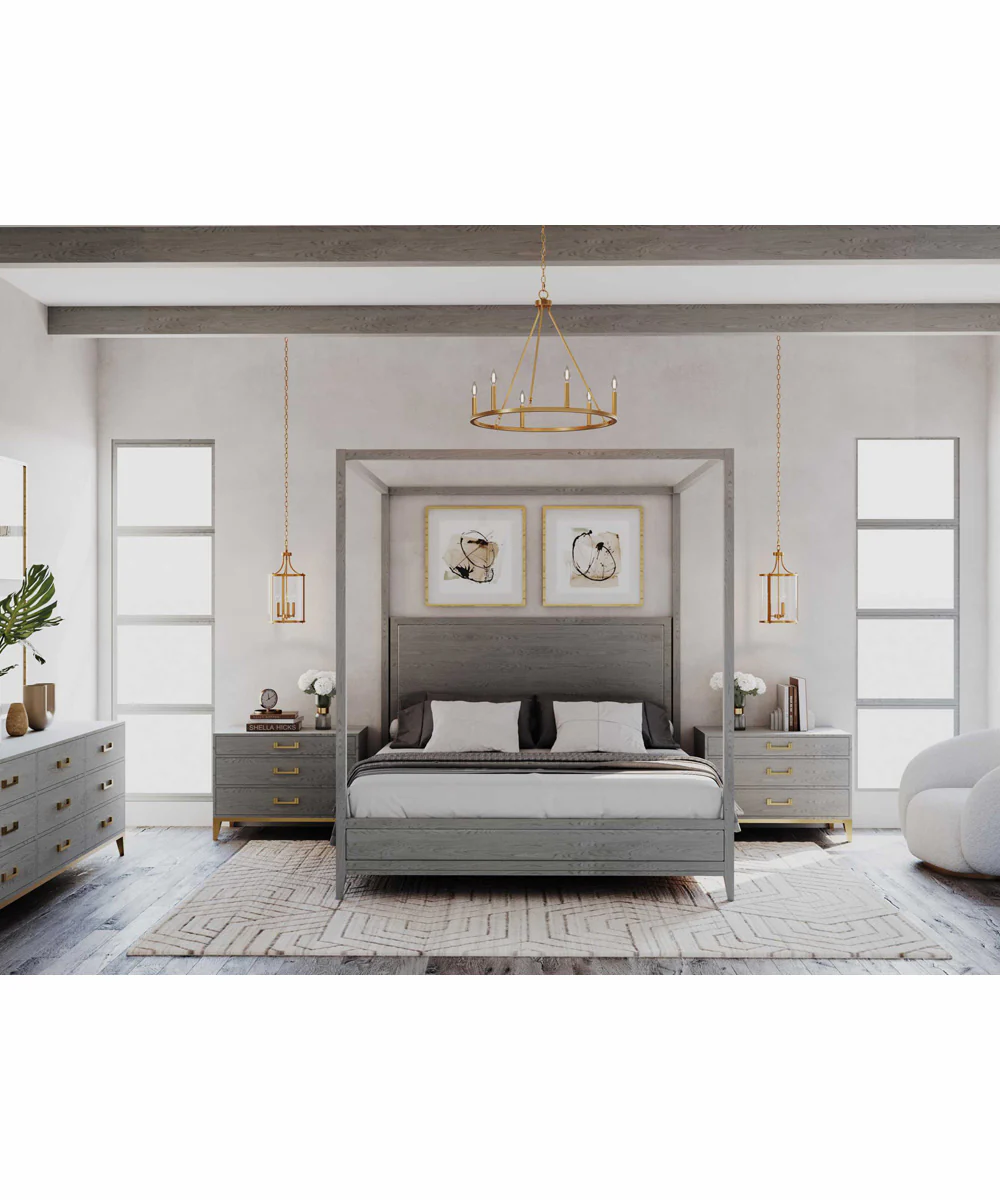 Gilliam 6-Light New Traditional Chandelier Vintage Brass - Image 2