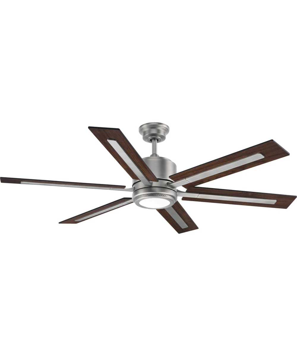 Glandon 60" 6-Blade Ceiling Fan Antique Nickel - Image 4