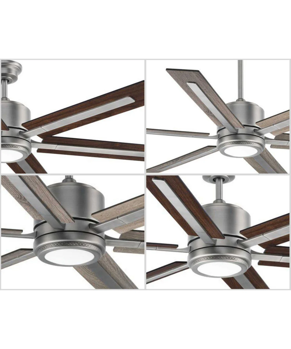 Glandon 60" 6-Blade Ceiling Fan Antique Nickel - Image 7
