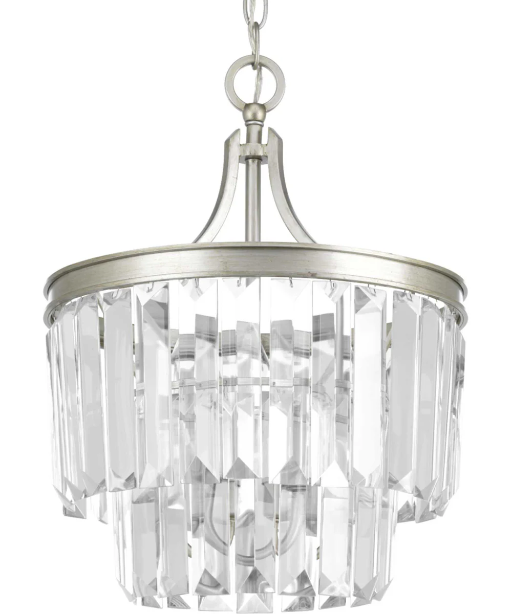 Glimmer 3-Light 15-1/2" Semi-Flush Convertible Silver Ridge - Image 3