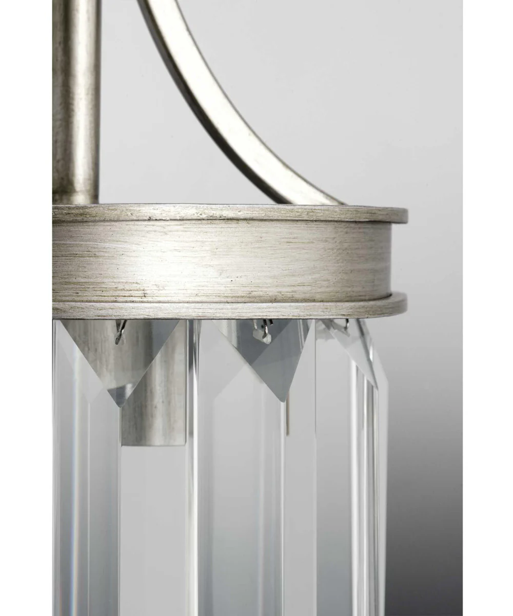 Glimmer 3-Light 19" Semi-Flush Convertible Silver Ridge - Image 3
