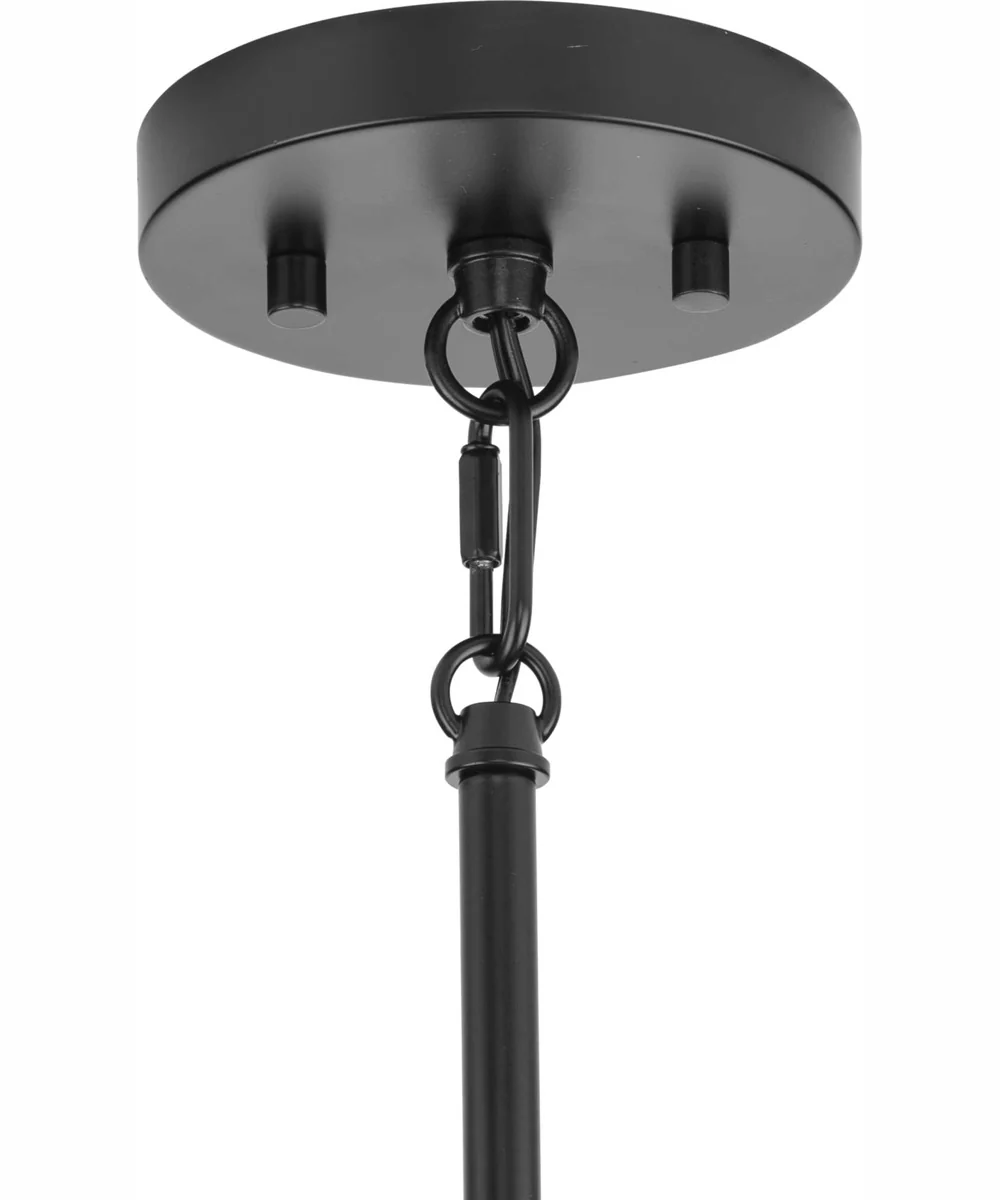 Goodwin 1-Light Modern Farmhouse Pendant Matte Black - Image 4