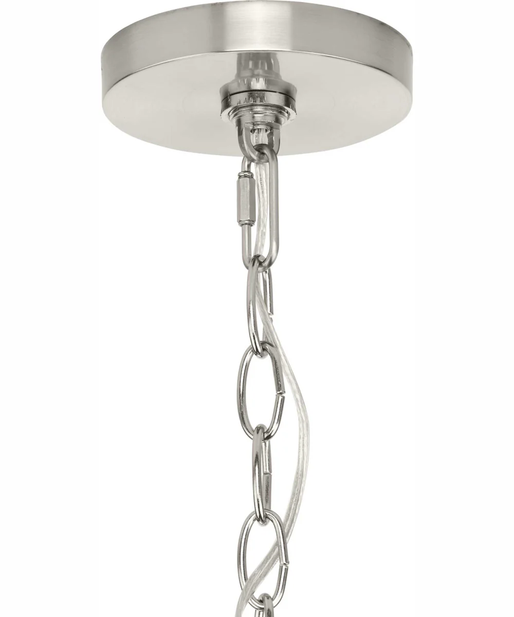 Goodwin 4-Light Modern Farmhouse Hall & Foyer Light Brushed Nickel - Image 4