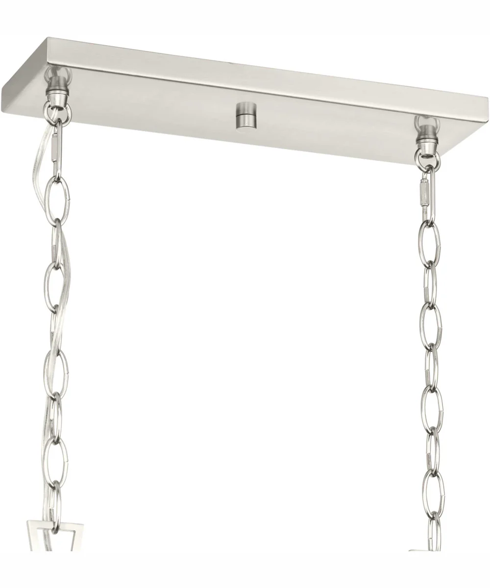 Goodwin 4-Light Modern Farmhouse Island Light Brushed Nickel - Image 6