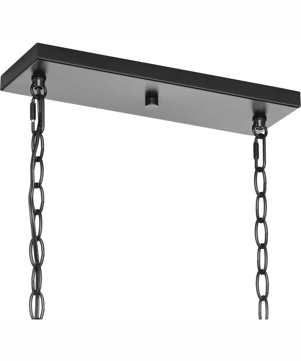 Goodwin 4-Light Modern Farmhouse Island Light Matte Black - Image 6