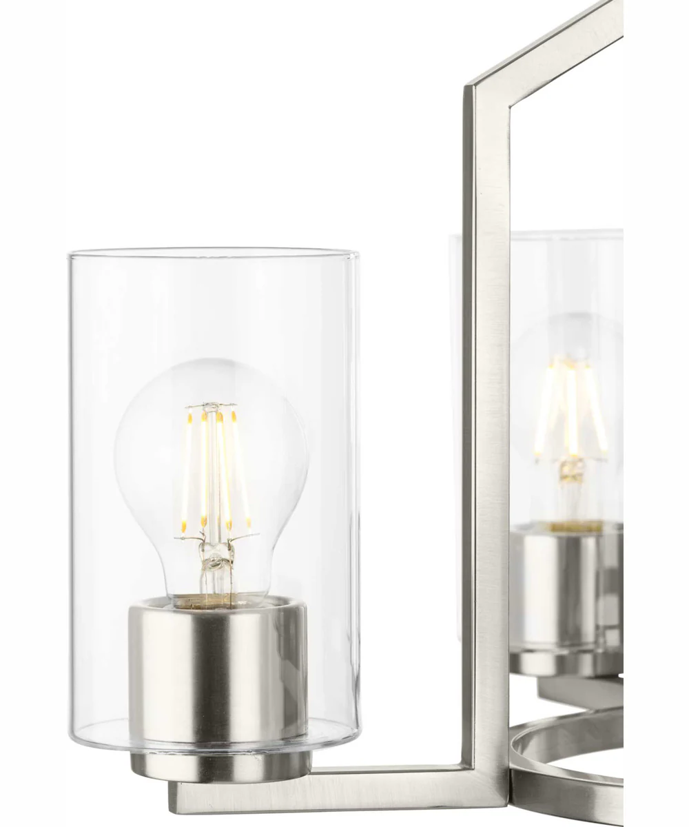 Goodwin 5-Light Modern Farmhouse Chandelier Brushed Nickel - Image 6