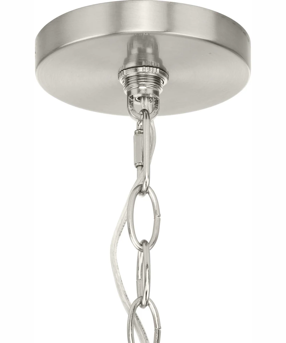 Goodwin 5-Light Modern Farmhouse Chandelier Brushed Nickel - Image 9