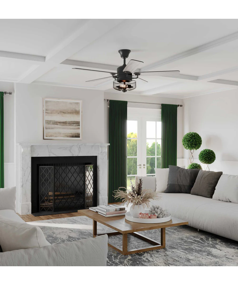 Greer 54" 5-Blade Ceiling Fan Gilded Iron - Image 3