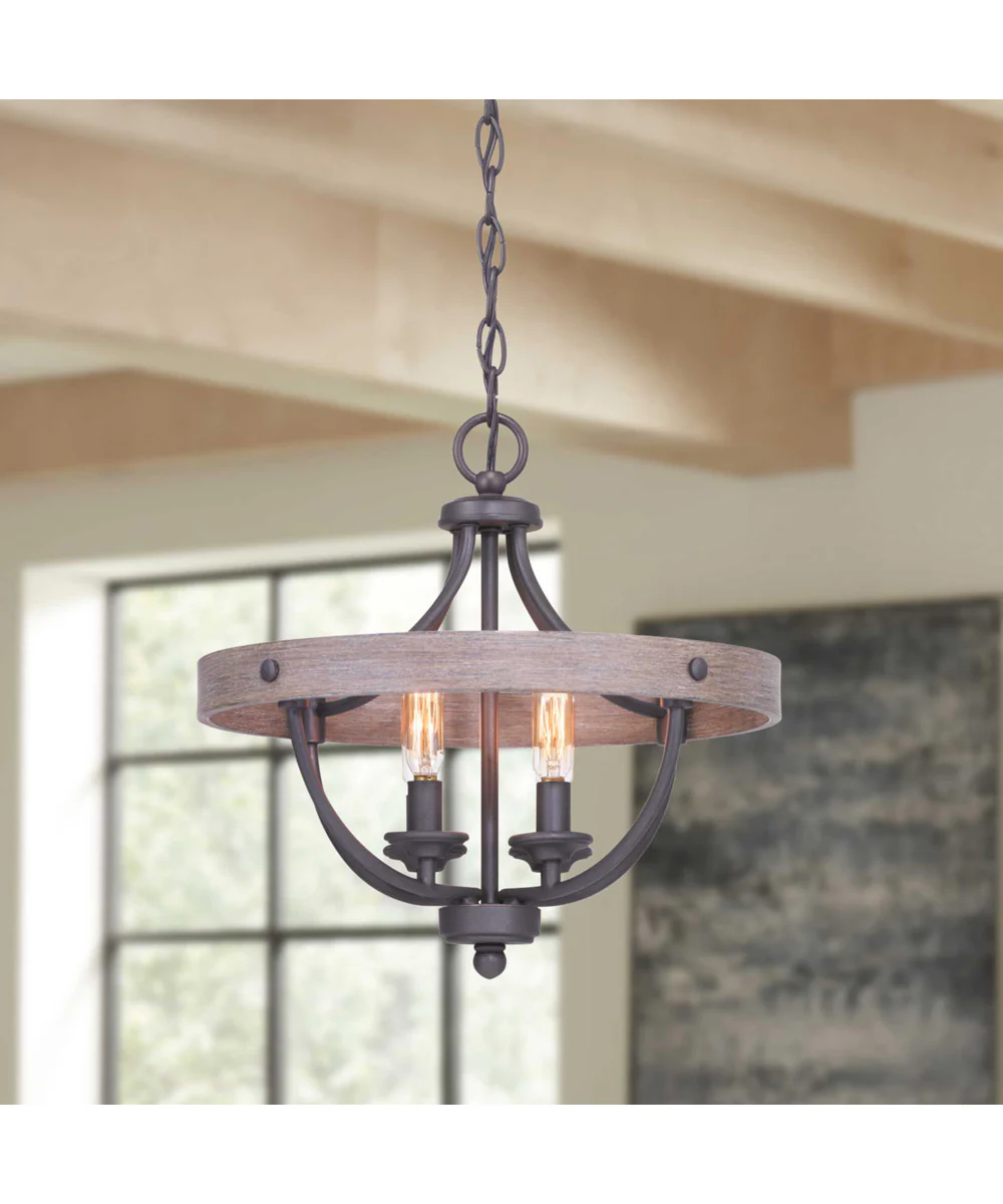 Gulliver 4-Light 14-1/4" Semi-Flush Convertible Graphite - Image 3