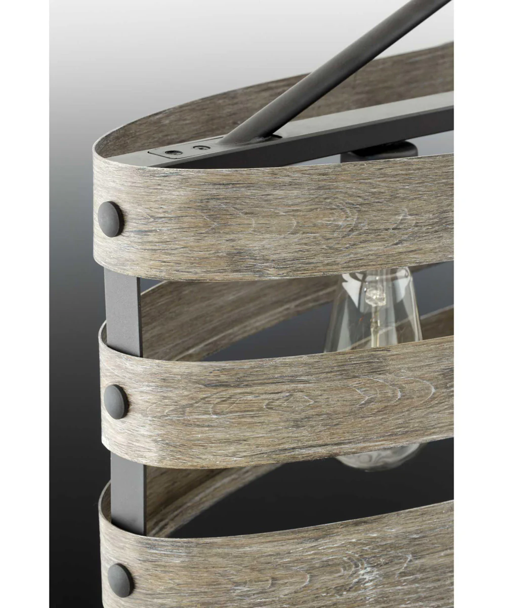 Gulliver 4-Light Coastal Linear Chandelier Light Graphite - Image 7