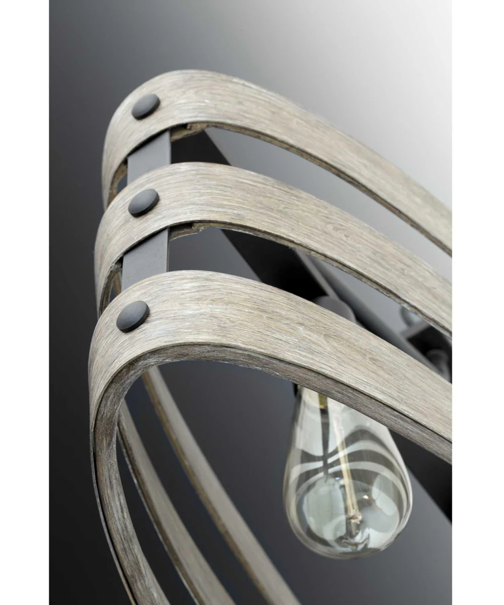Gulliver 4-Light Coastal Linear Chandelier Light Graphite - Image 9