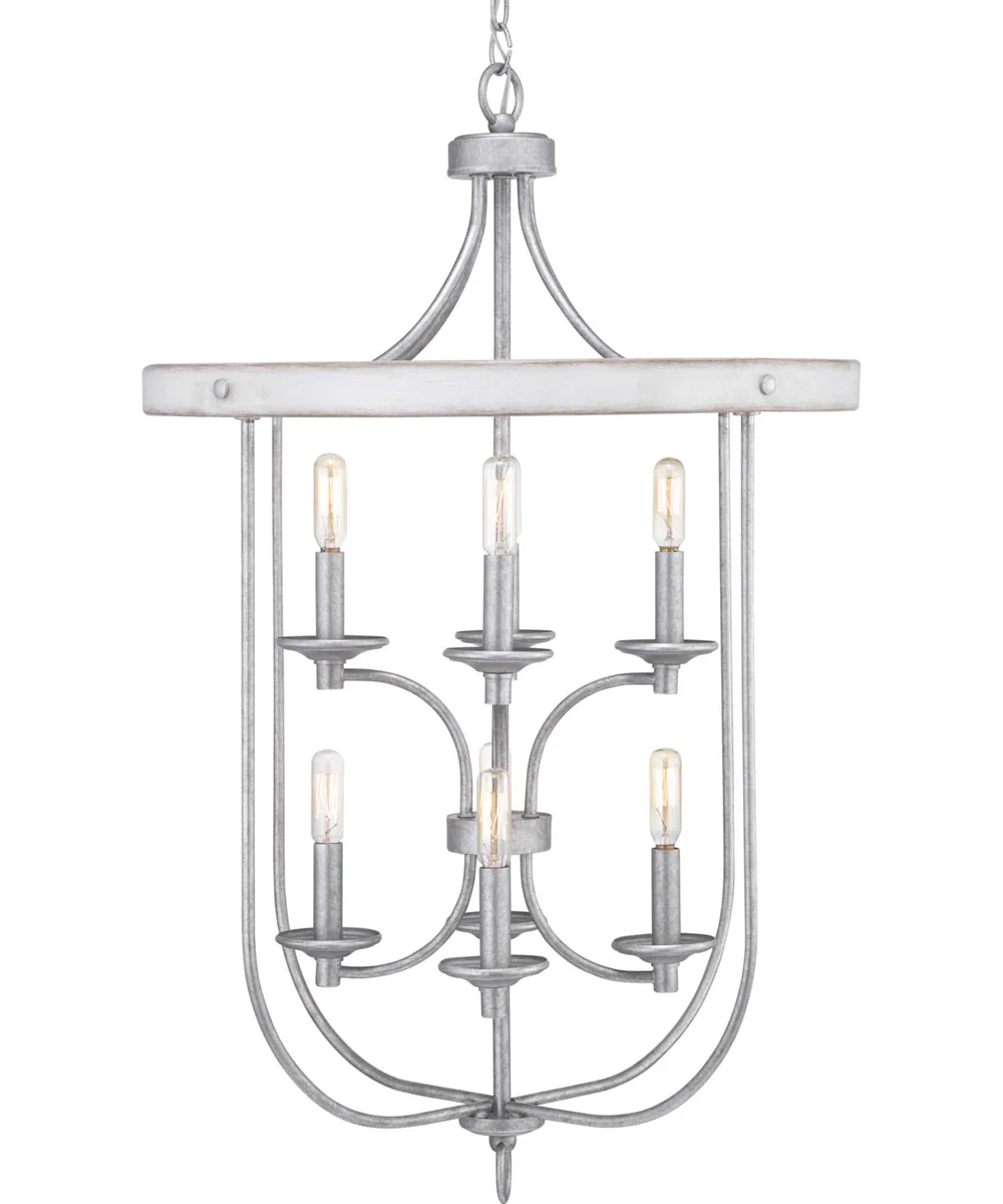 Gulliver 8-Light Foyer Galvanized Finish - Image 5
