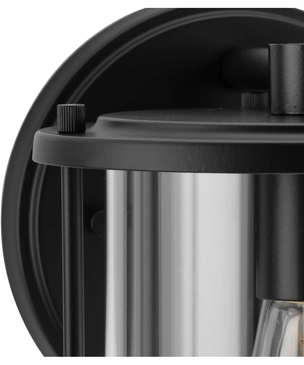 Gunther 1-Light Modern Farmhouse Medium Wall Lantern Matte Black - Image 3