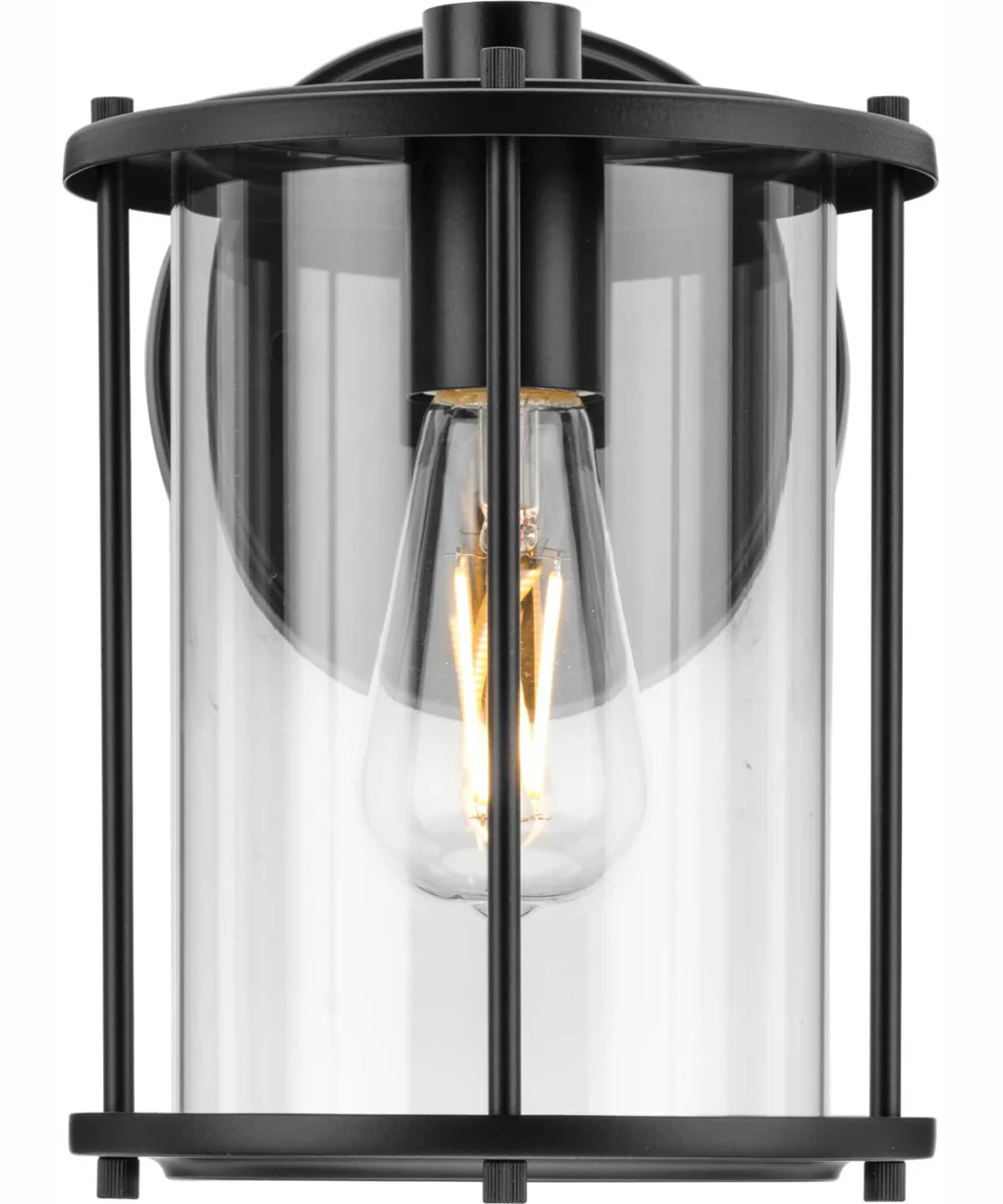 Gunther 1-Light Modern Farmhouse Medium Wall Lantern Matte Black - Image 9