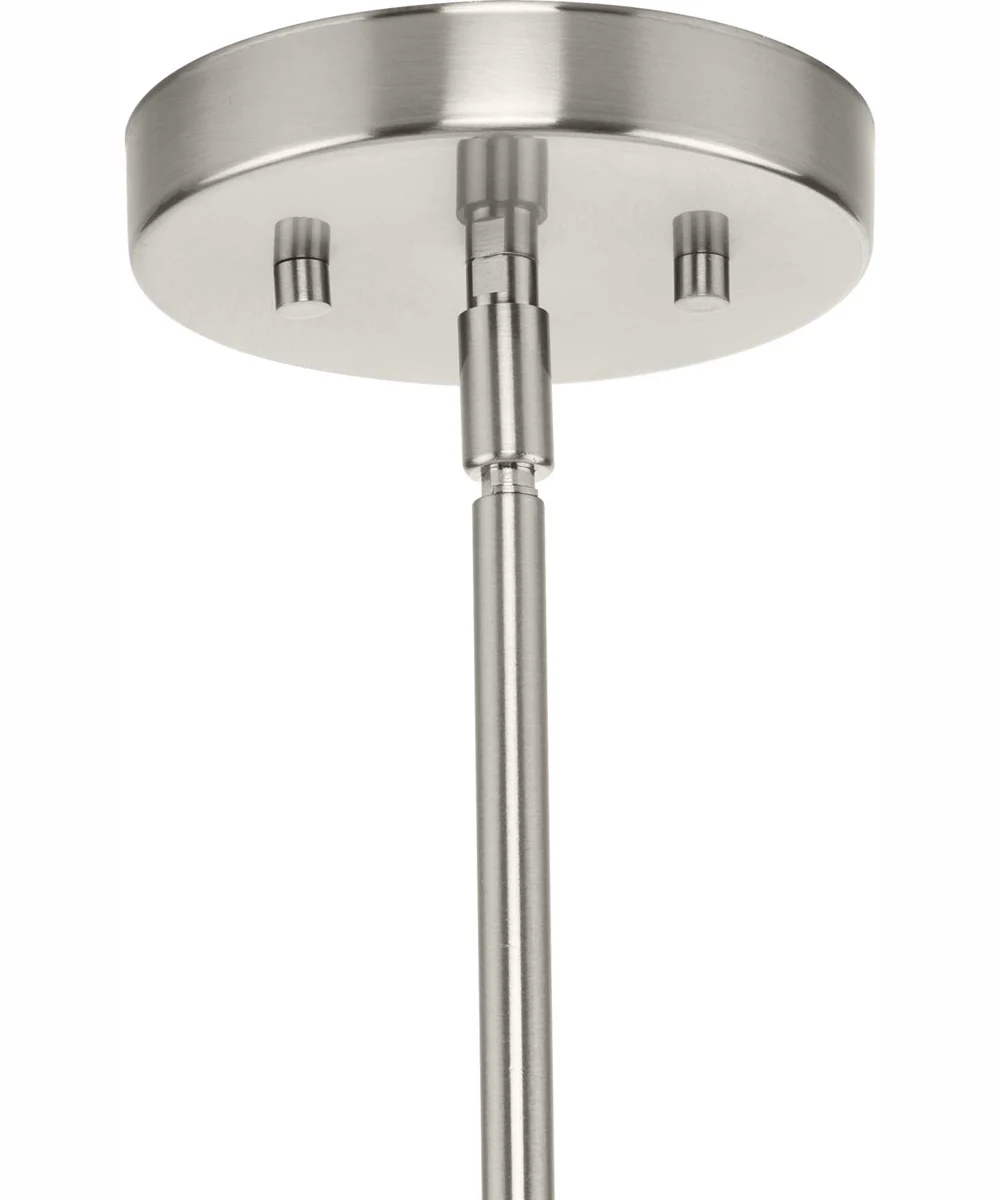 Haas 6-Light Mid-Century Modern Chandelier Brushed Nickel - Image 5