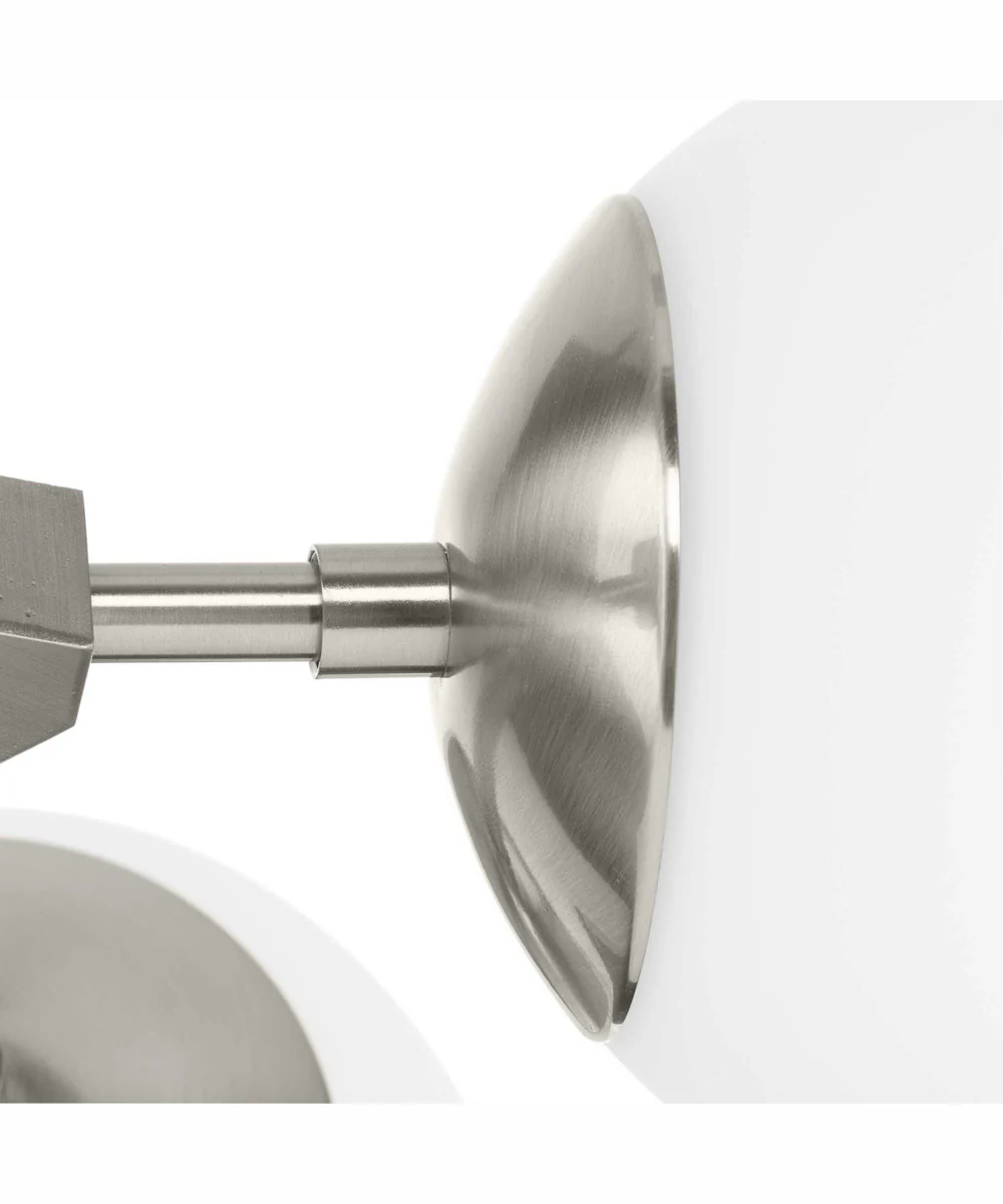 Haas 6-Light Mid-Century Modern Chandelier Brushed Nickel - Image 8