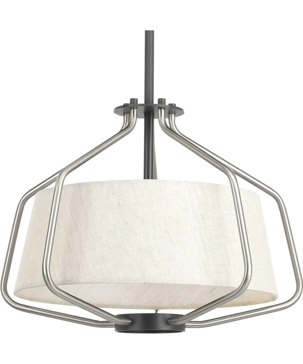 Hangar 16" Semi-Flush/Convertible Brushed Nickel - Image 6