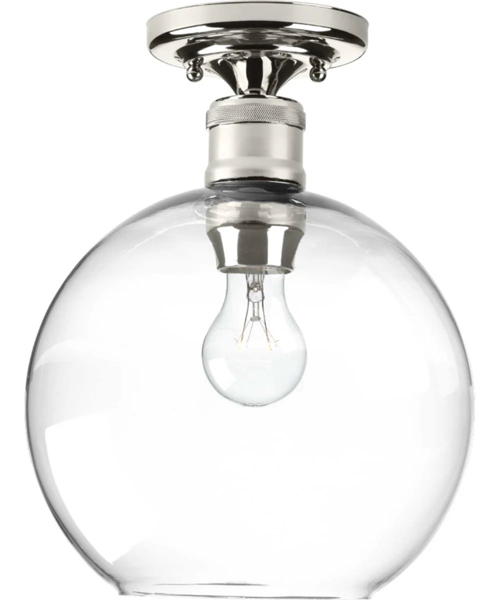 Hansford 1-Light 10" Flush Mount Polished Nickel - Image 2
