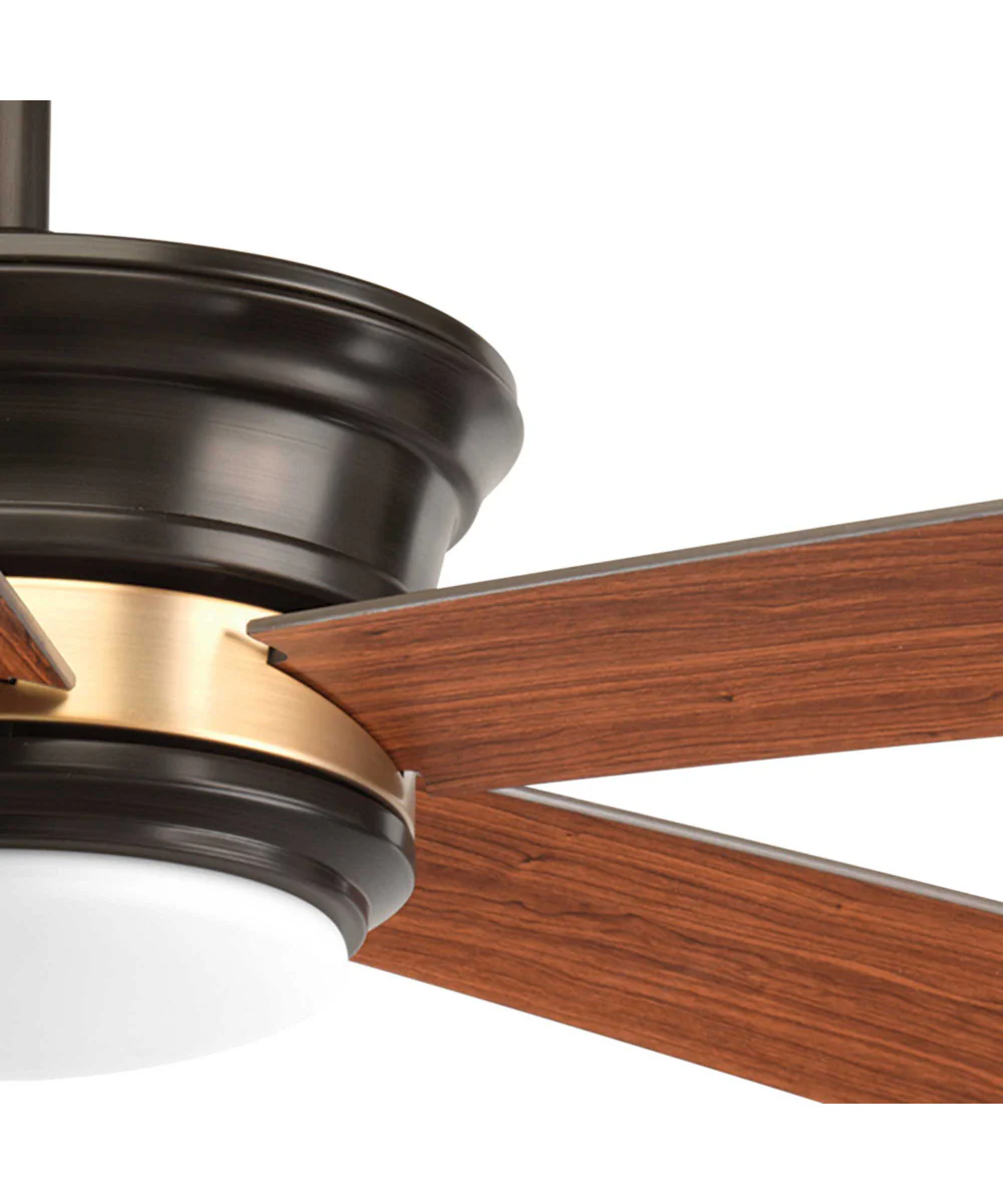 Harranvale 54" 5 Blade Fan w/ LED Light Antique Bronze - Image 8