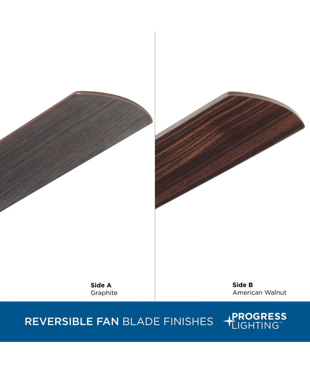 Harranvale 54" 5 Blade Fan w/ LED Light Graphite - Image 5