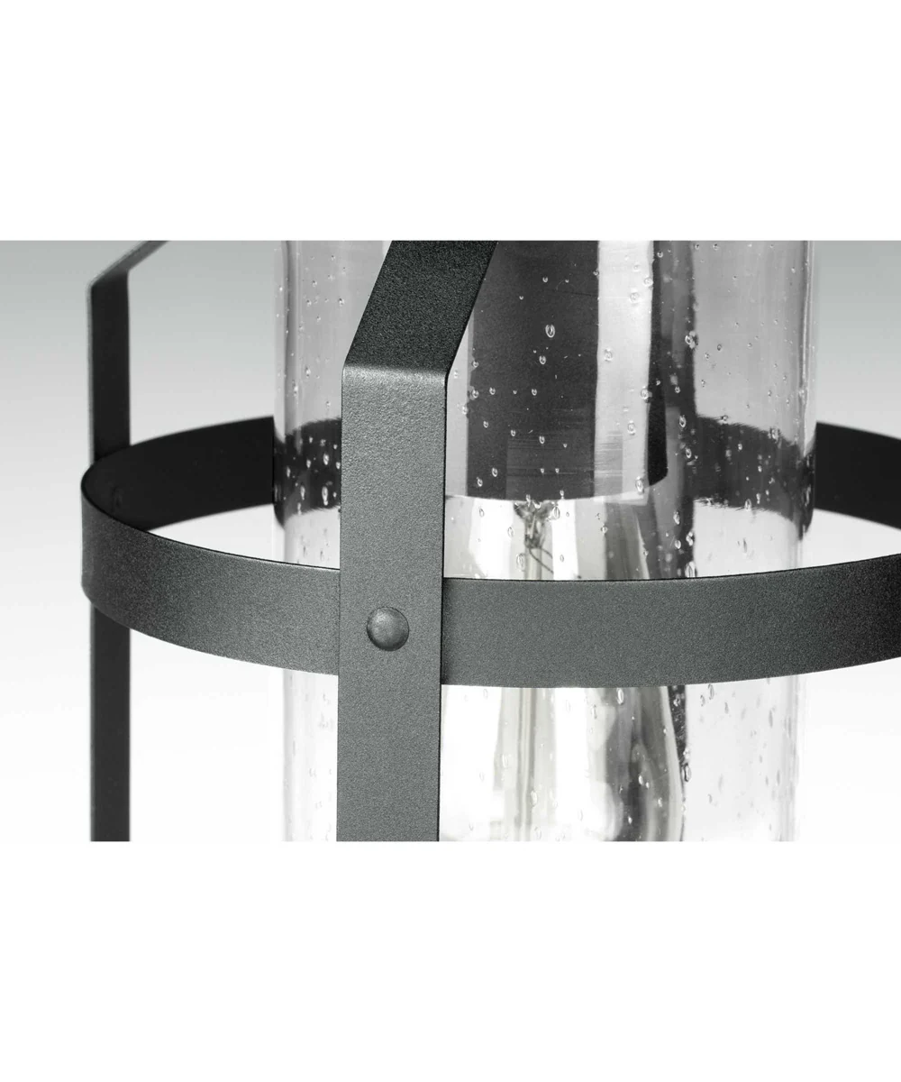 Haslett 1-Light Medium Wall Lantern Textured Black - Image 4