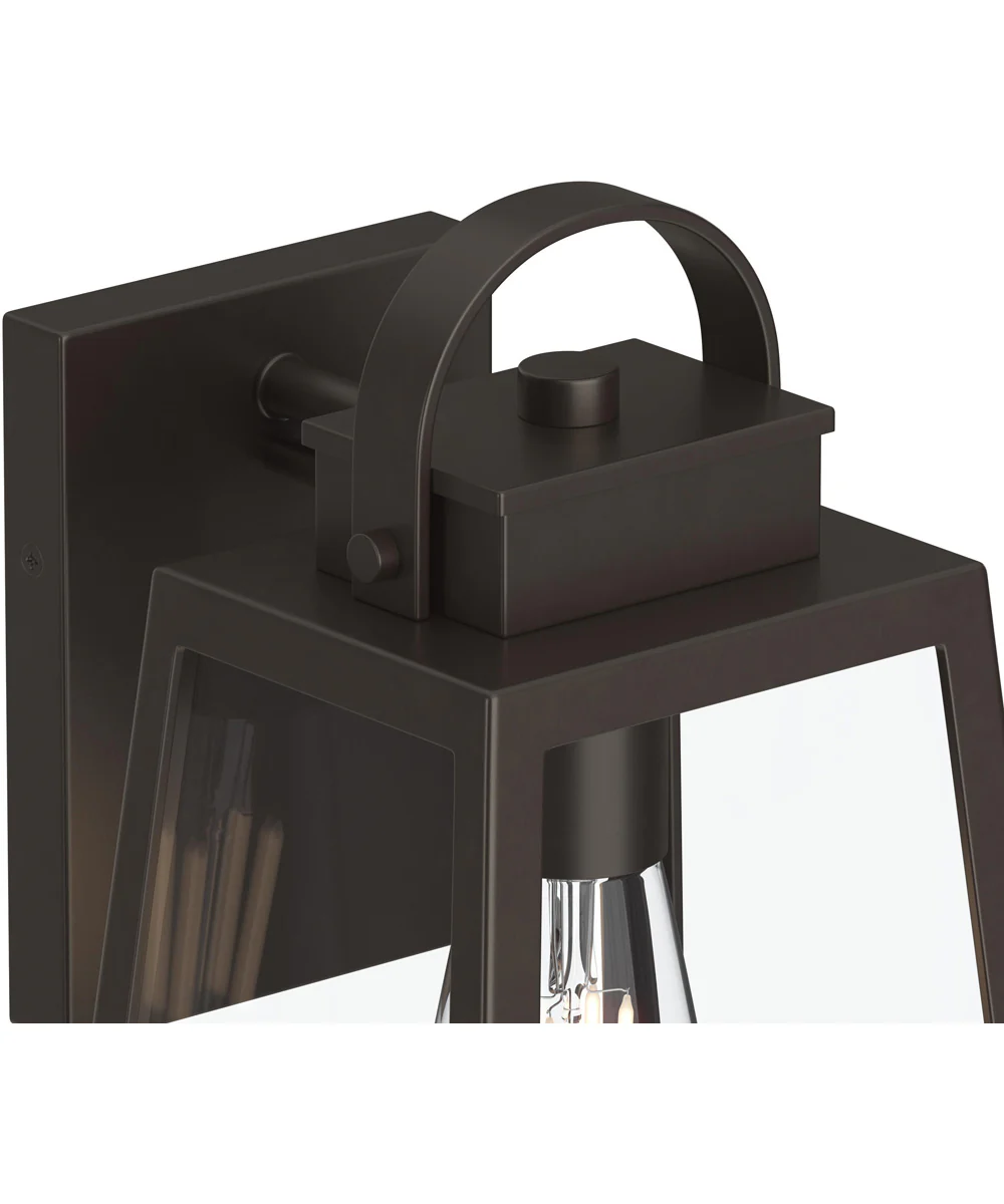 Hedry Large Outdoor Wall Lantern with Clear Glass Panels Antique Bronze - Image 5
