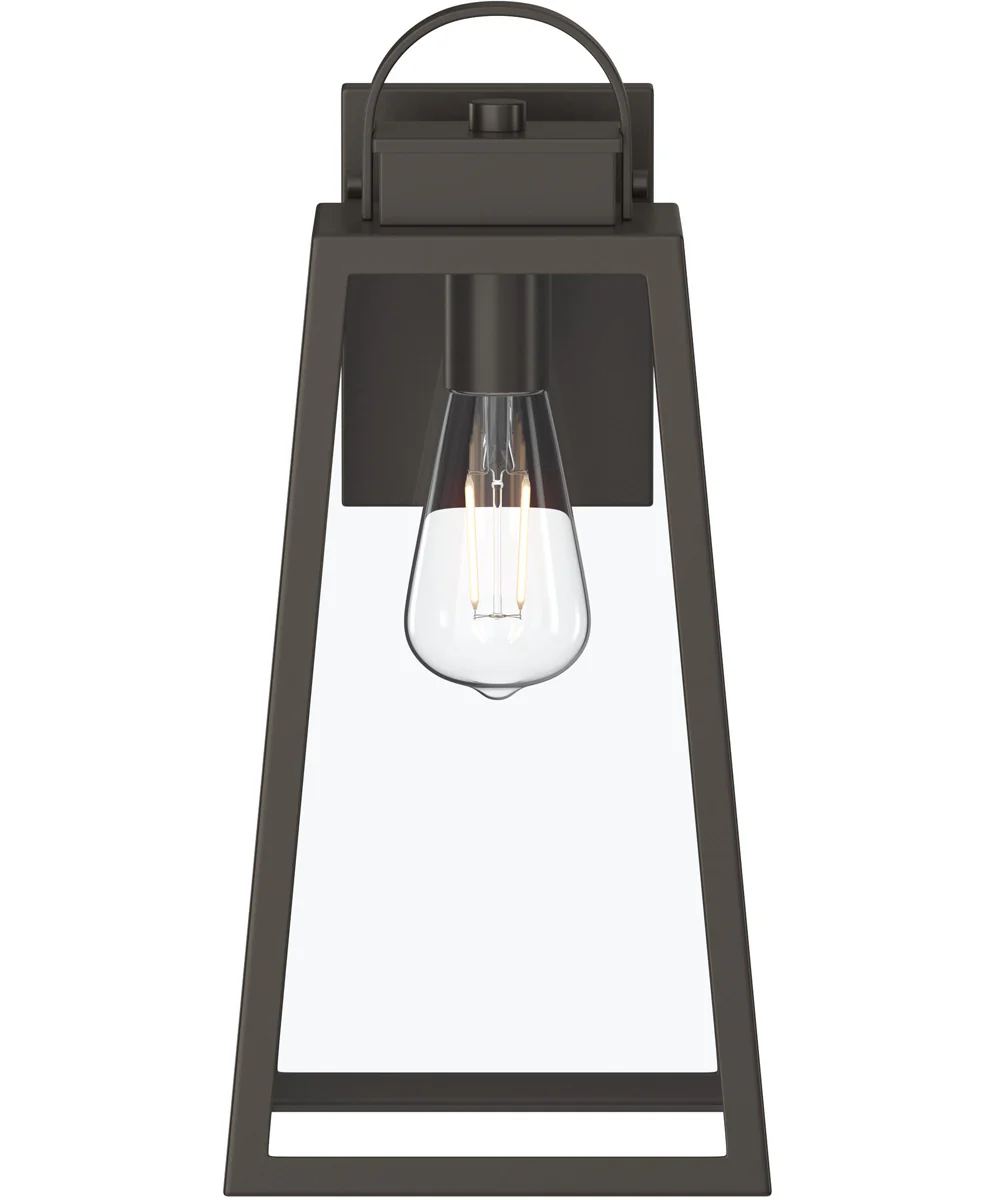 Hedry Large Outdoor Wall Lantern with Clear Glass Panels Antique Bronze - Image 6