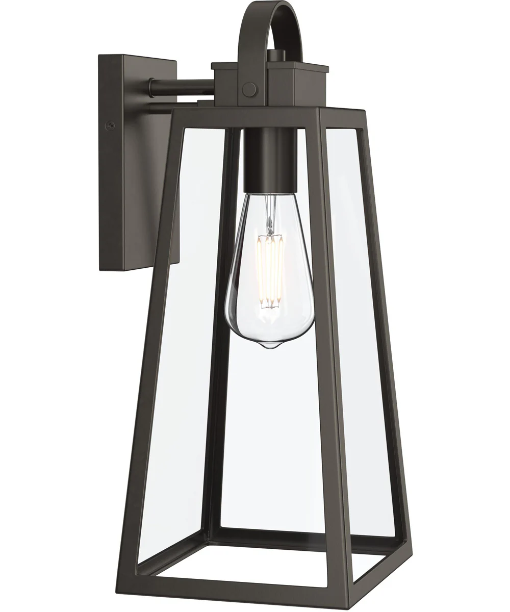 Hedry Large Outdoor Wall Lantern with Clear Glass Panels Antique Bronze - Image 7