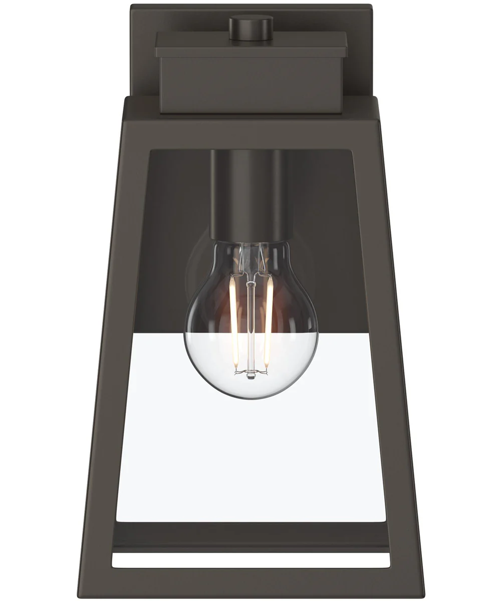 Hedry Small Outdoor Wall Lantern with Clear Glass Panels Antique Bronze - Image 6