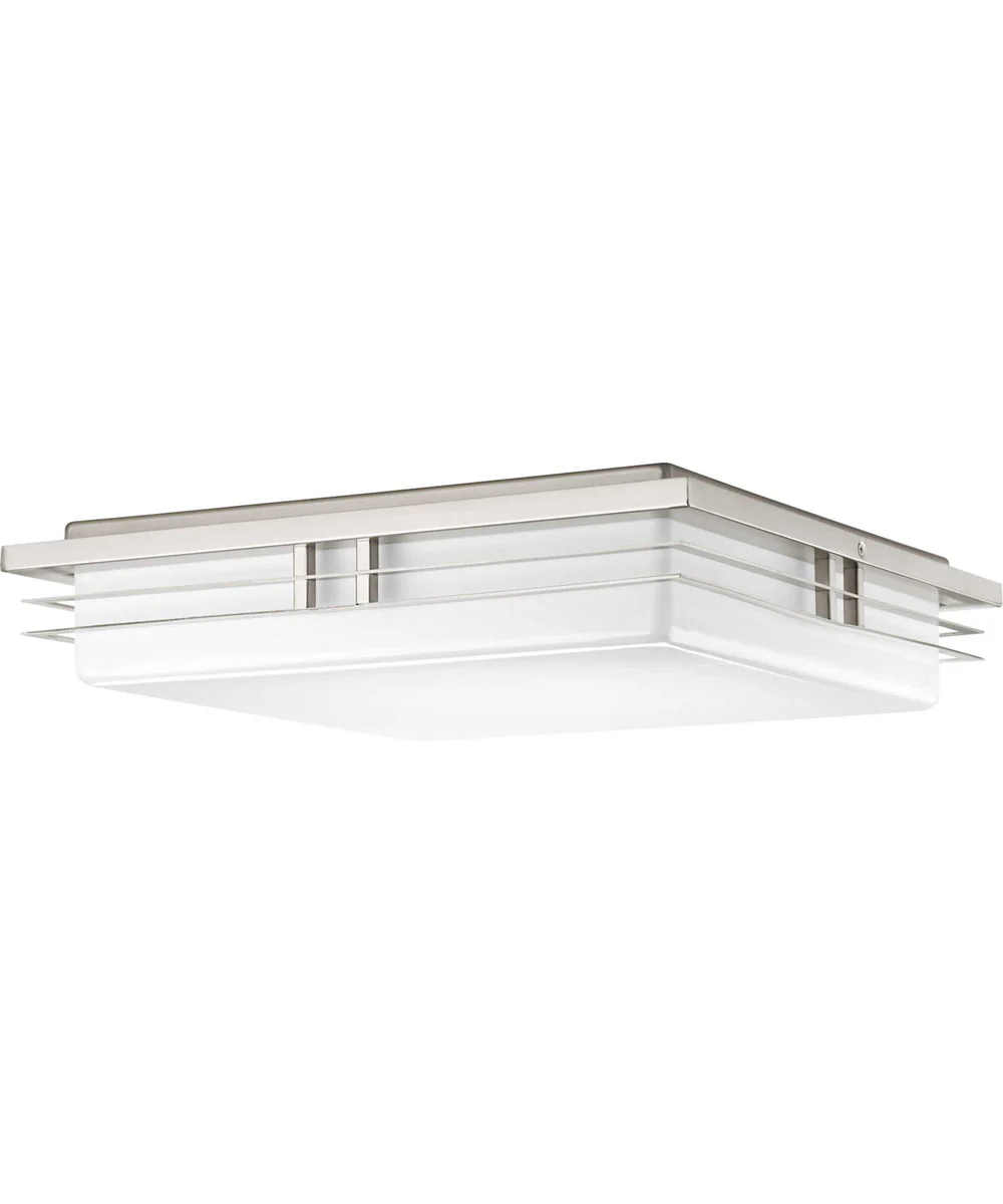 Helm 3-Light 18" LED Flush Mount Brushed Nickel - Image 3