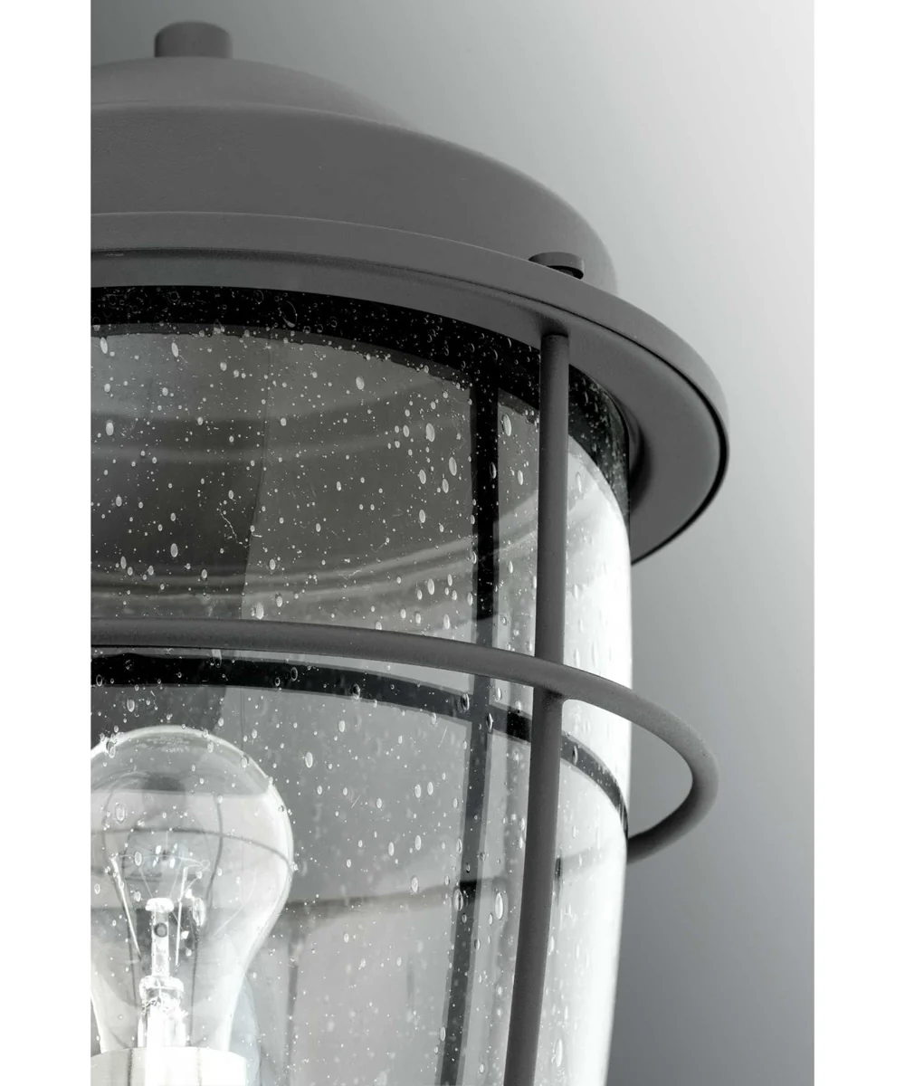Holcombe Medium Wall Lantern Textured Black - Image 3