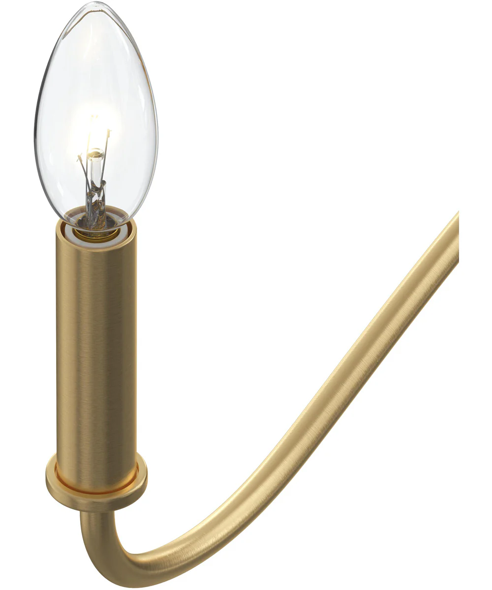 Ilia 5-Light Chandelier Brushed Gold - Image 4