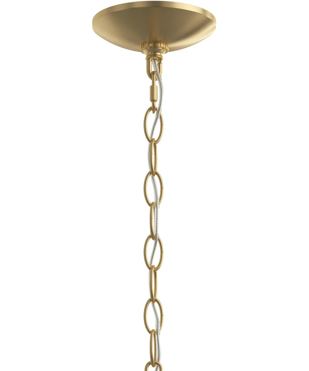 Ilia 6-Light Large Chandelier Brushed Gold - Image 5