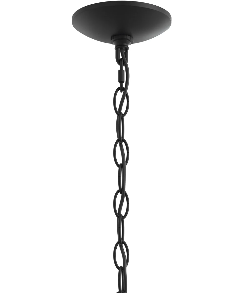 Ilia 9-Light Two-Tier Chandelier Matte Black - Image 4