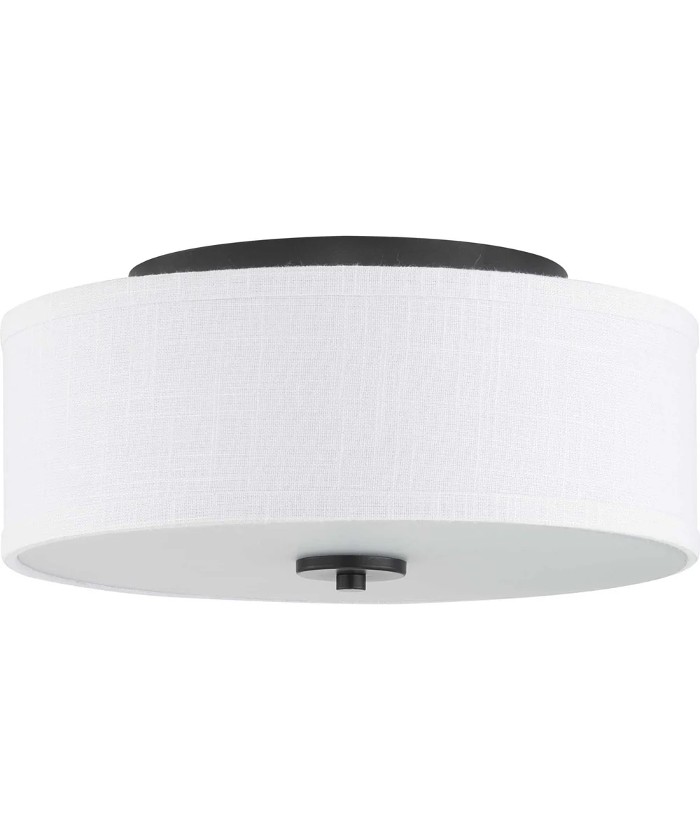 Inspire 13" 2-Light Flush Mount Graphite