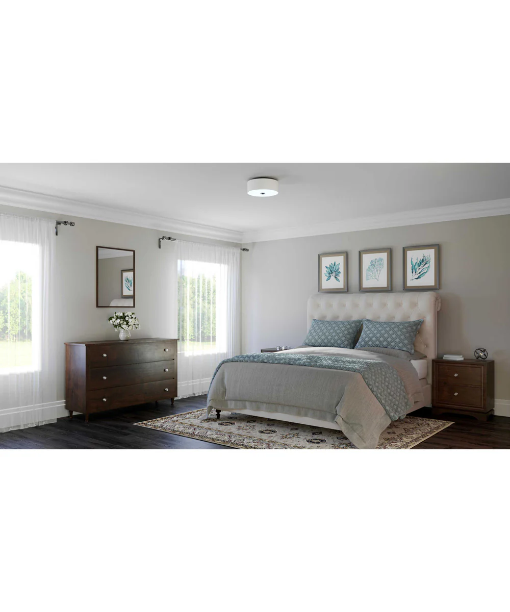 Inspire 13" 2-Light Flush Mount Graphite - Image 3