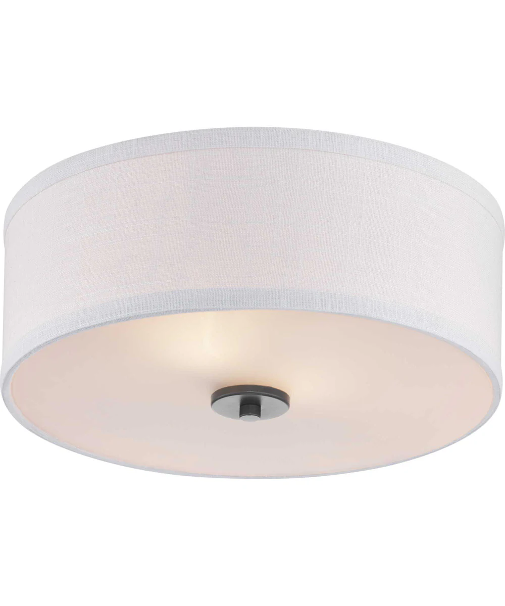 Inspire 13" 2-Light Flush Mount Graphite - Image 4