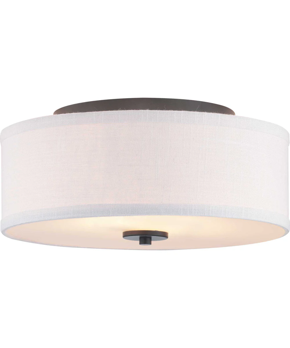 Inspire 13" 2-Light Flush Mount Graphite - Image 6