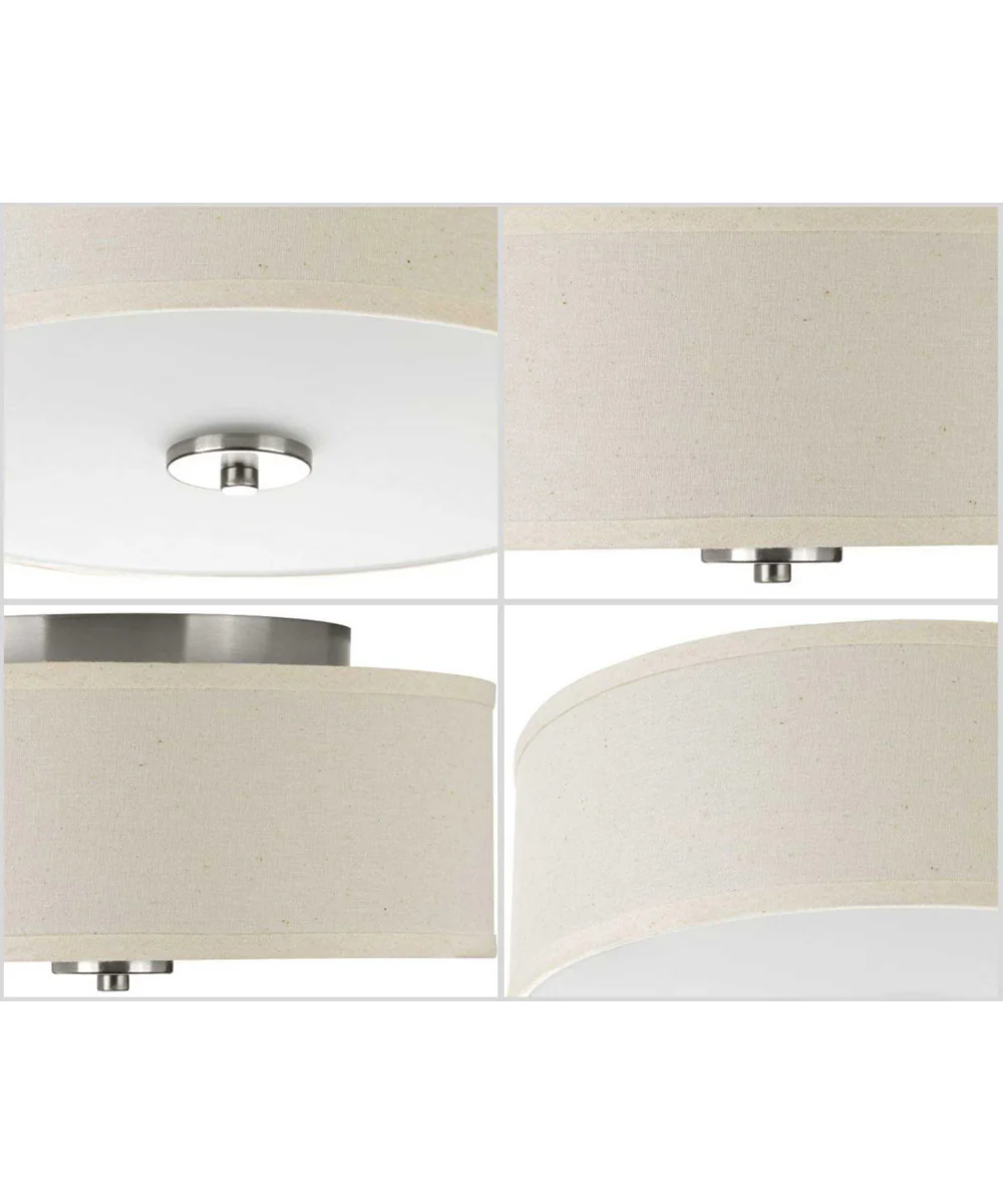 Inspire 2-Light 13" Flush Mount Brushed Nickel - Image 6