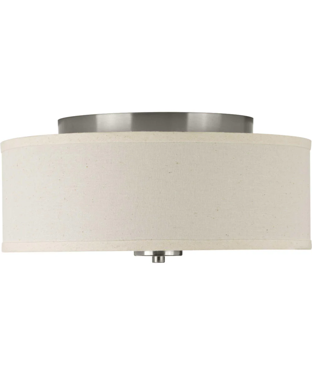Inspire 2-Light 13" Flush Mount Brushed Nickel - Image 8